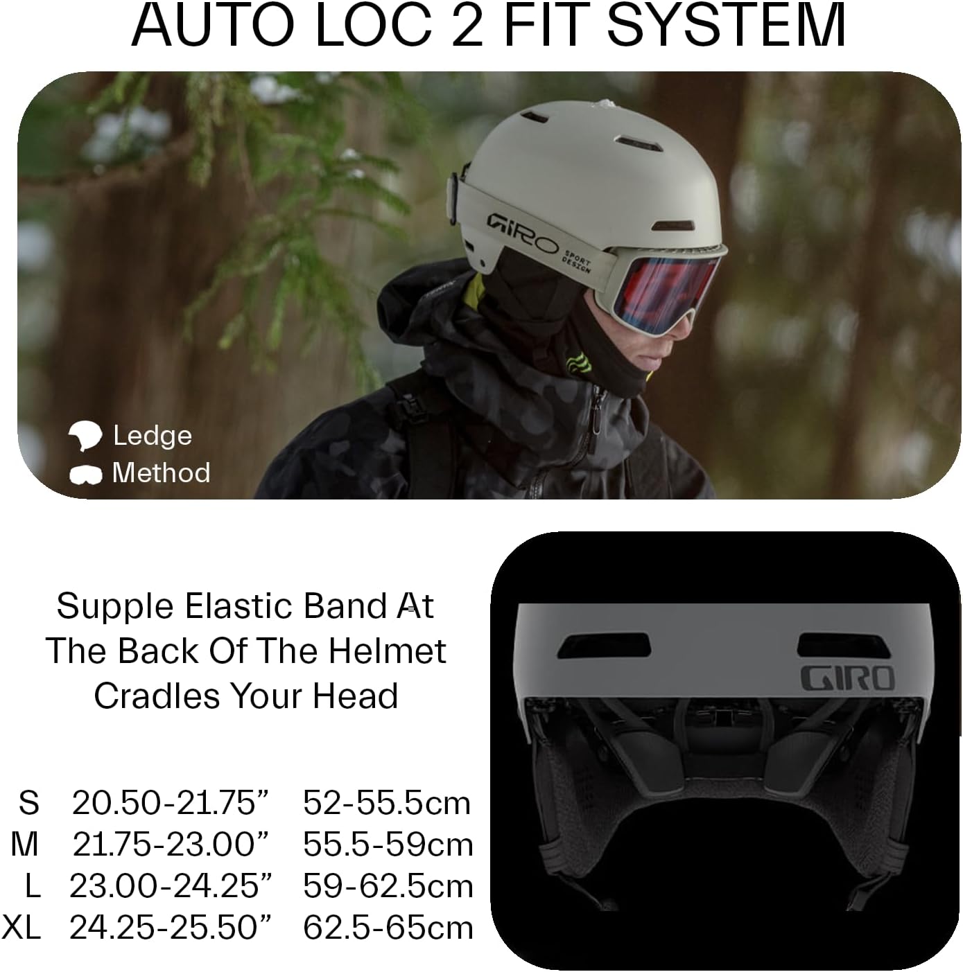 Giro Ledge MIPS スノーヘルメット - マットバーク - サイズ L (59